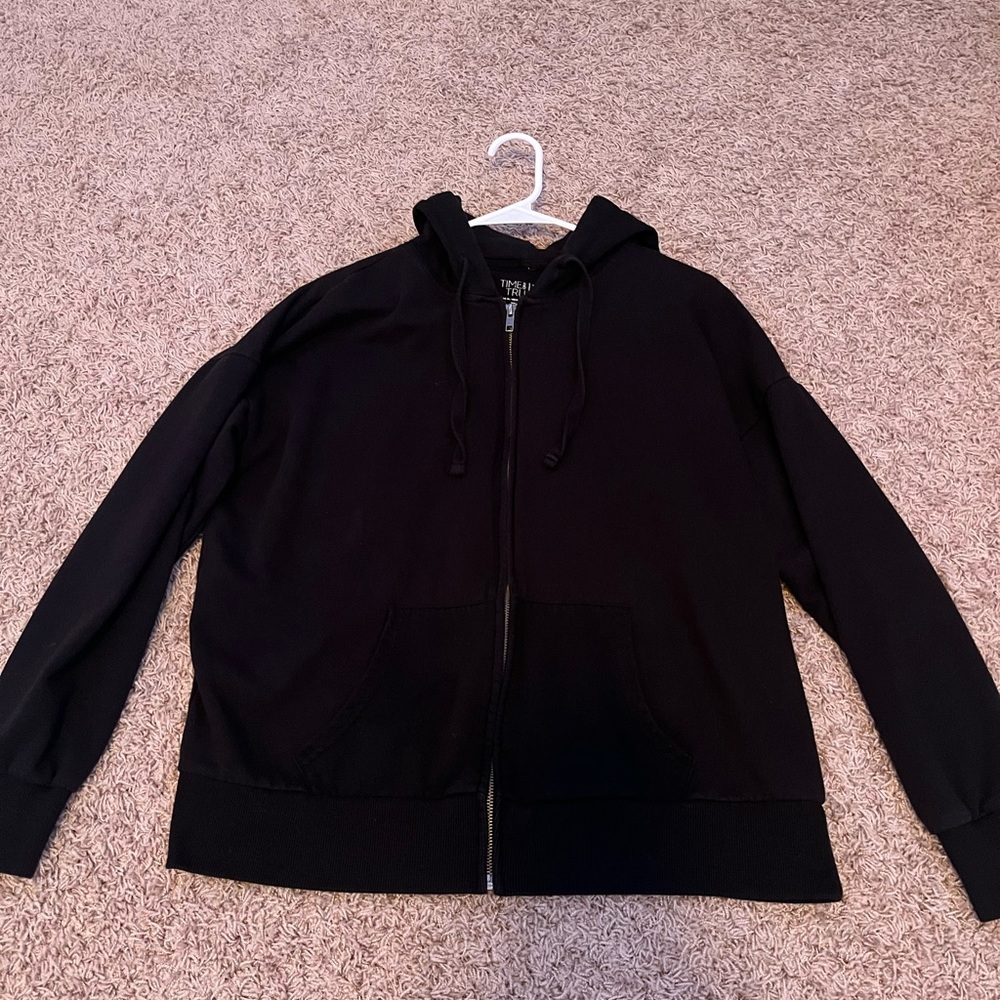 Oversized zip up hoodie